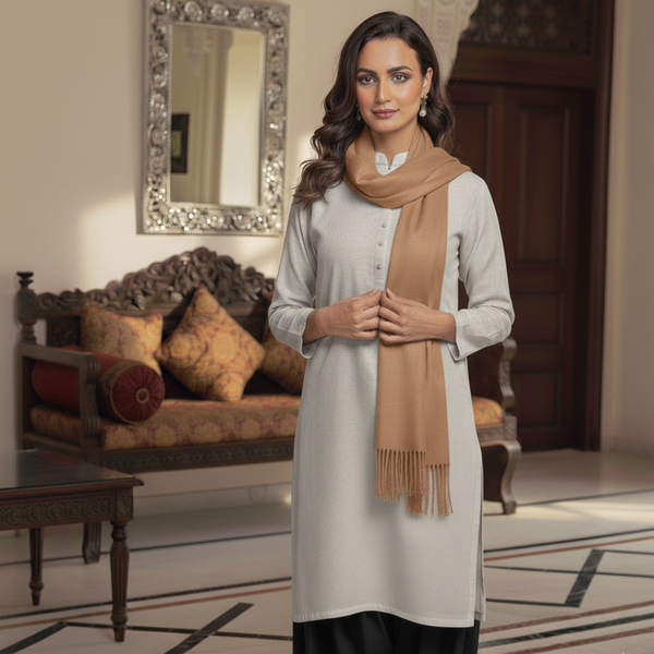 Cozy Ultra Soft Stole - Brown