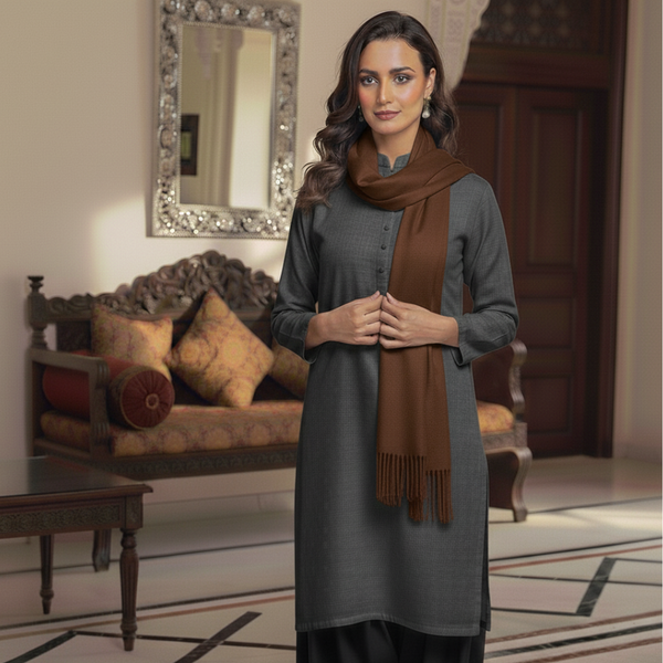 Cozy Ultra Soft Stole - Choco