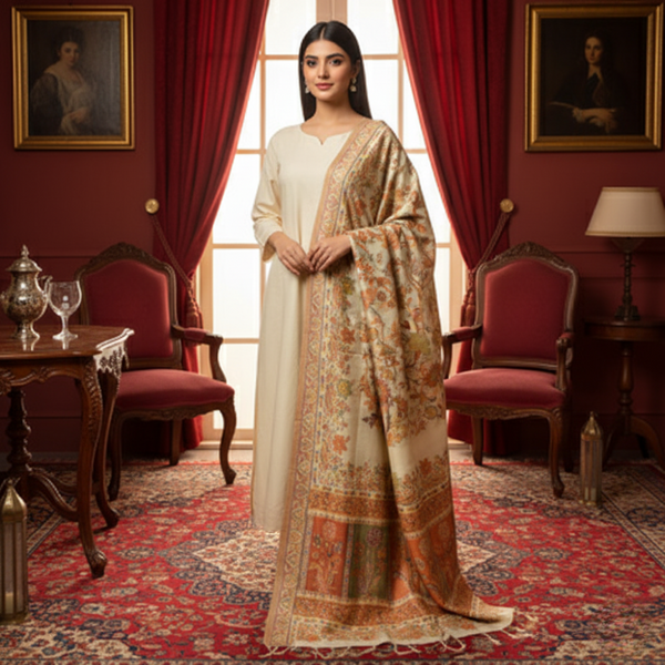 Enchanted Silk Horizon Shawl