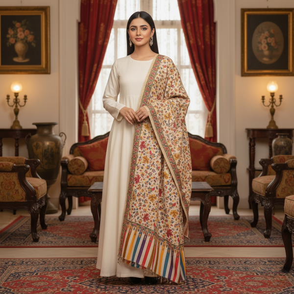 Limited Edition Qalamkar Vivid Shawl