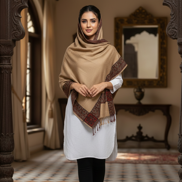 Mahoden Woolen Muffler - Hickory