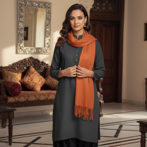 Cozy Ultra Soft Stole - Russet