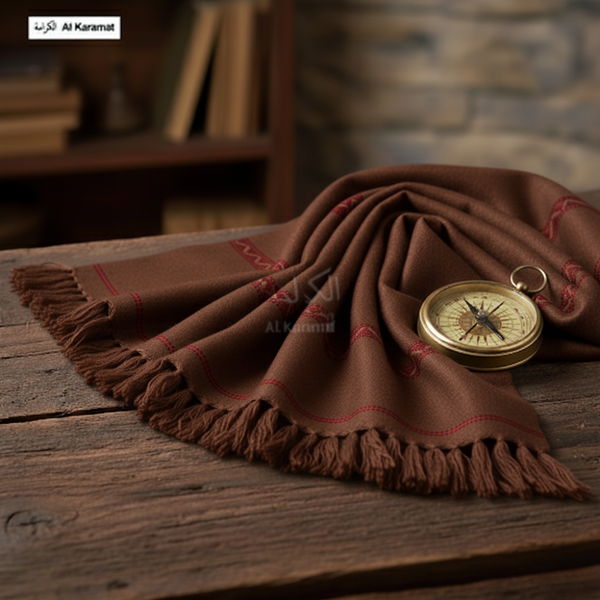 K2 Mountain Woolen Shawl - Choco