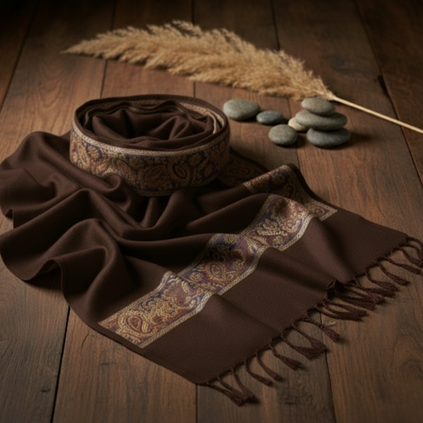 Mahoden Woollen Muffler for Men - Hickory