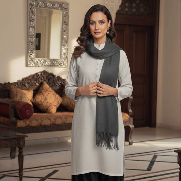 Cozy Ultra Soft Stole - Dark Grey