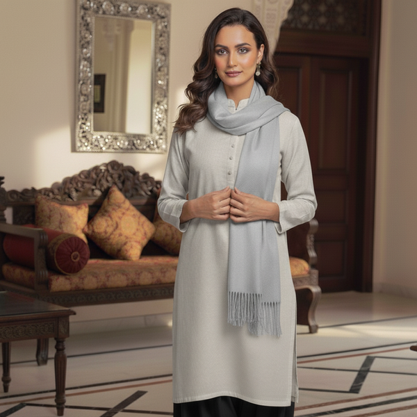 Cozy Ultra Soft Stole - Light Grey