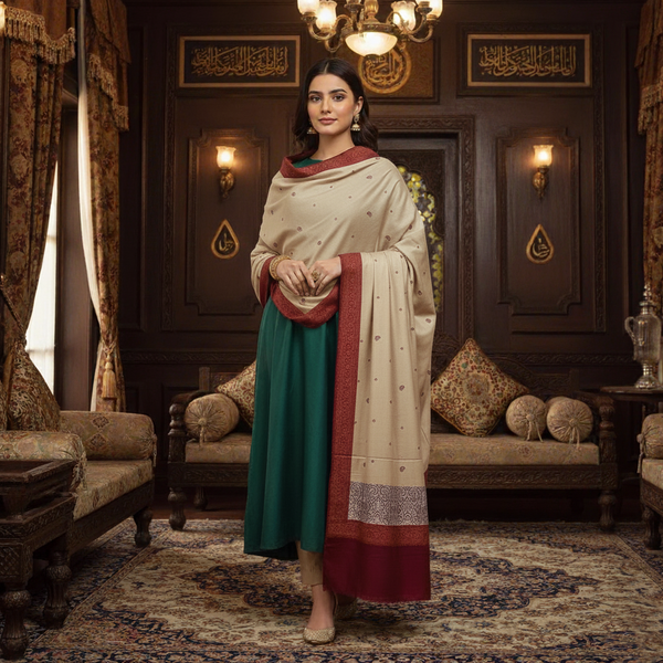 Bahaar-e-Kashmir - Beige