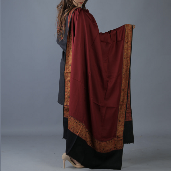 Talith Woolen Shawl - Scarlet