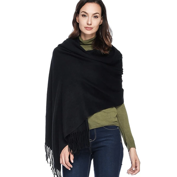 Cozy Ultra Soft Stole - Black