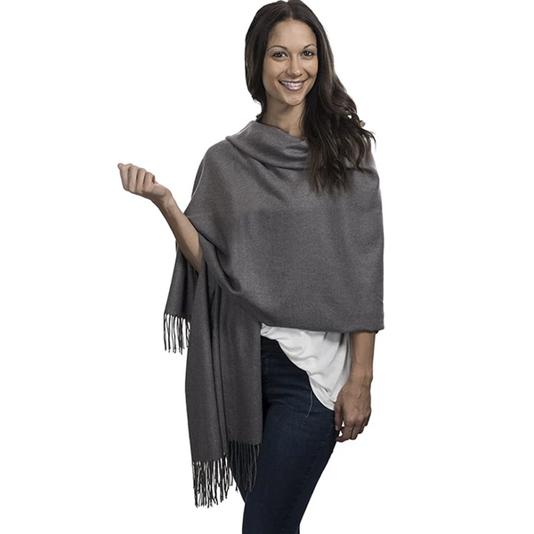 Cozy Ultra Soft Stole - Dark Grey