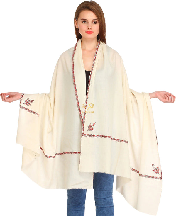 Kingri Kashmiri Pashmina Shawl Hand Embroidered