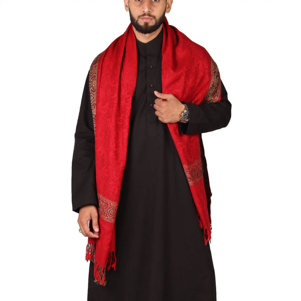 Mahoden Woollen Muffler for Men - Red